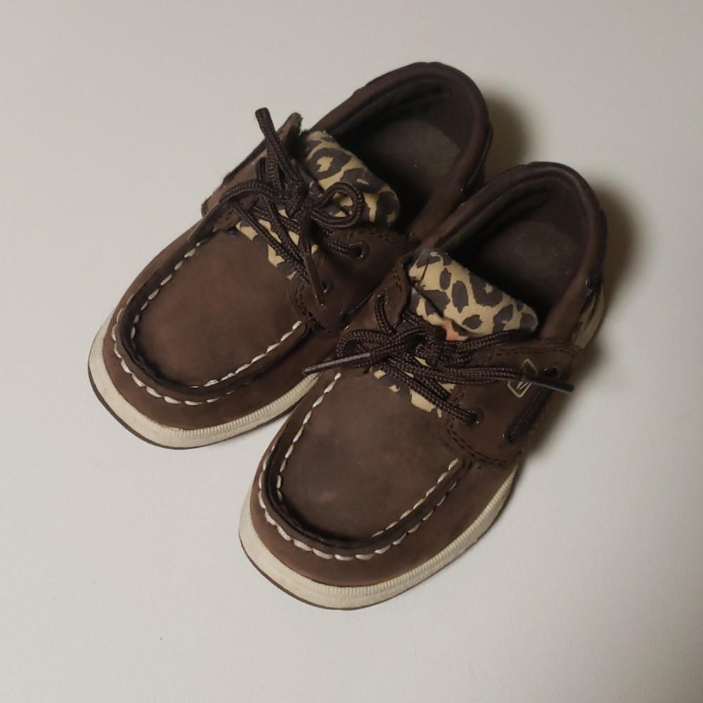 Toddler Cheetah Sperry Top-Sider